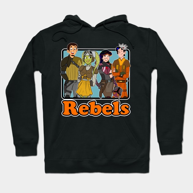 Riverdale Rebels Hoodie by Stuntman Fred's Fan Art